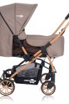 Comfymax Çift Yönlü Lüks Bebek Arabası - Wood Brown
