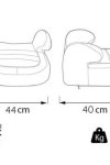 Comfymax Disney Lux 15-36kg Oto Koltuğu Yükseltici - Princess