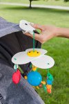 Fisher Price Mutlu Dünya Eğlenceli Bebek Arabası Oyuncağı Dönence