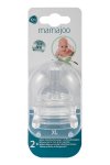 Mamajoo %0 BPA Silikon Biberon Emziği İkili XL No.4 Yoğun Akış