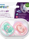 Philips Avent Ultra Air 2li Desenli Gece Emziği +18 Ay - Kız