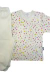 Sema Baby Bebek Pijama Takımı 0-3 Ay - Krem