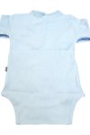 Sema Baby Uzun Kol Kaşkorse Badi (Body) - Mavi  0-6 Ay