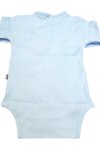 Sema Baby Uzun Kol Kaşkorse Badi (Body) - Mavi  12-18 Ay