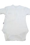 Sema Baby Yarım Kol Kaşkorse Badi (Body) - Beyaz  12-18 Ay