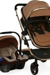 Yoyko City Seyahat Sistem Bebek Arabası 3 in 1 Kahve Rose