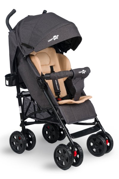 Comfymax Tam Yatar Baston Bebek Arabası – Storm Grey
