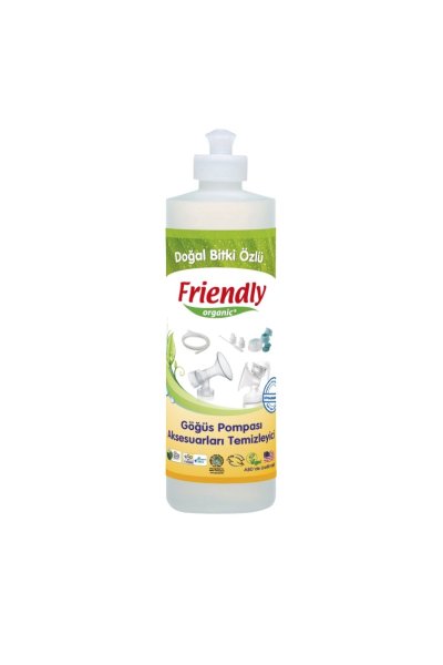 Friendly Organic Göğüs Pompası Aksesuarları Temizleyici - 473 ml