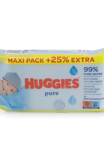 Huggies Pure Yenidoğan Hassas Islak Havlu 72 Yaprak