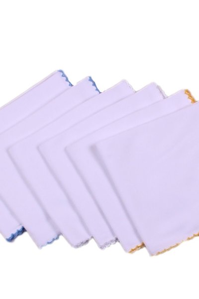 Sema Baby  Penye Bebek Mendil Çiftkat 6'lı Paket - RENKLİ