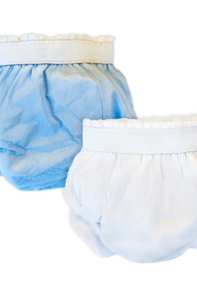 Sema Baby 2'li Lüks Alıştırma Külodu 10-15 kg - Beyaz/Mavi